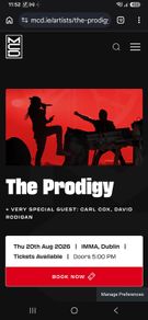 Prodigy tickets