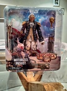 NECA Bioshock Infinite Motorized Patriot George Washington Figure RARE