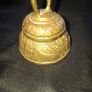 Antique Solid Brass Altar Bell Embossed Christian four traditional symbols of the Evangelists Image 2