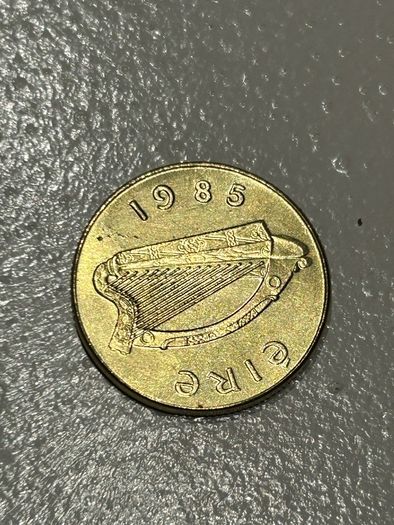 coin 20p 1985 reproduction