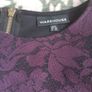 Warehouse purple dress Image 3