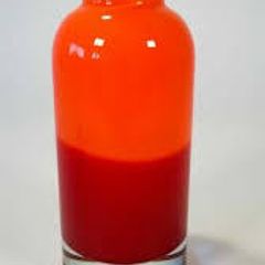 Waterford Evolution Red Amber Vase