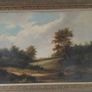Art - Antique Oil on Canvas 19th Cent. ( R. Percy) ( Reduced) Image 2