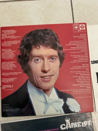 Vinyl bundle including Joseph and the amazing Technicolor dreamcoat, Camelot soundtrack, Robin Gibb and Michael Crawford