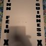 Martin McGuinness Signed Sinn Fein Election Poster Politics Image 2