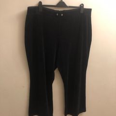 Velour tracksuit bottoms (size 2XL)