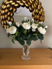 Waterford Crystal Lismore Footed Vase