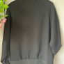 bomber jacket lightweight summer/spring style.   Suiting style fabric size small Image 8