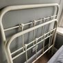 Cream metal single bed Image 2