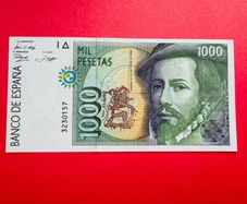 Spain  1000. Pesetas. 1992. Pick 163a. ( Uncirculated )