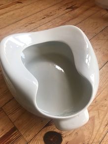 Vintage Ceramic Bedpan