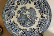 Churchill plate, The Georgian collection, Blue transferware plate