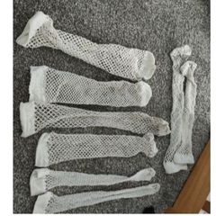mesh socks worn