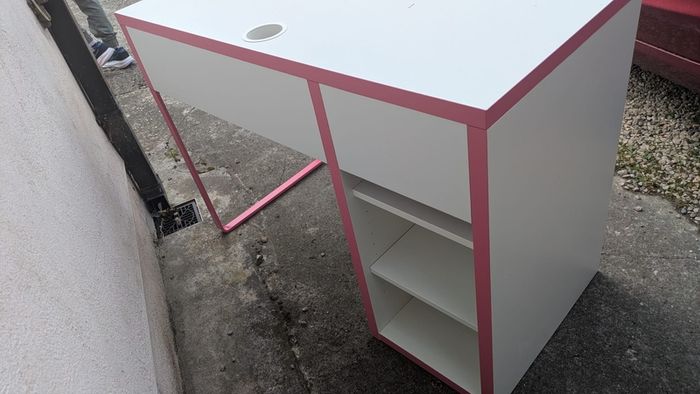 Kids Desk Pink - Ikea Micke