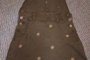GAP green pinafore , size L, 9-10 yrs