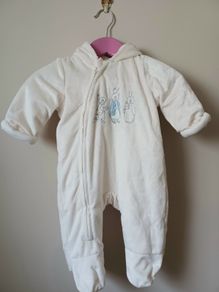 Babys Pramsuit / Snowsuit Age 0-3 months Peter Rabbit Range
