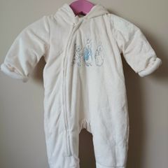 Babys Pramsuit / Snowsuit Age 0-3 months Peter Rabbit Range