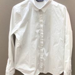 White Cotton Shirt Marks & Spencer Size 14