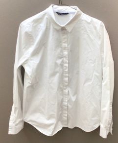 White Cotton Shirt Marks & Spencer Size 14