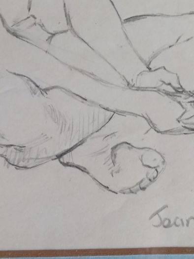 Pencil Drawing Jean Osbourne