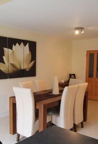 Solid Wood Dining Table and Sideboard Set