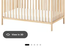 IKEA SNIGLAR baby Cot beech 60x120 cm
