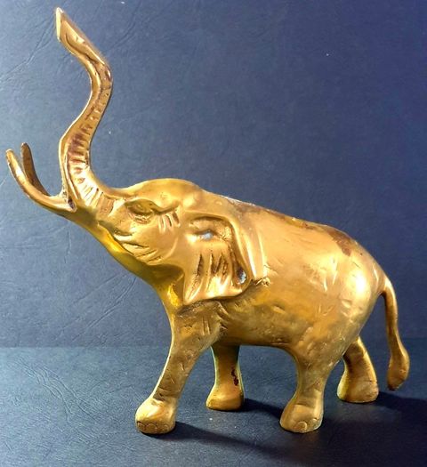 Vintage Brass Elephant