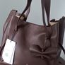 Weekend By MaxMara Falco Chocolate Brown Leather Tote with Pochette Image 6