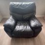 Leather recliner sofa 3 seater 1 seater x2 Image 2