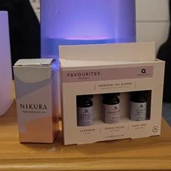 Homvana 3-in-1 Humidifier & Essential Oil Bundle - Sleep & Sinus Relief