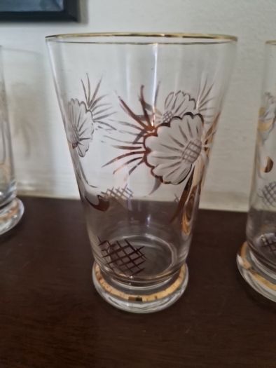 mid century jug & glasses