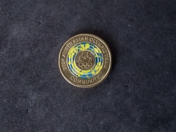 Australian : Olympic Team " Community " 2 Dollar Coin - 2024 , Limited Edition