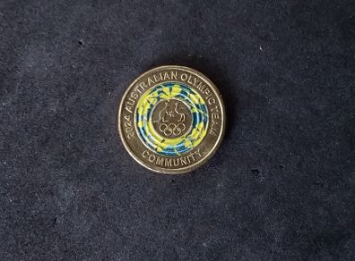 Australian : Olympic Team " Community " 2 Dollar Coin - 2024 , Limited Edition