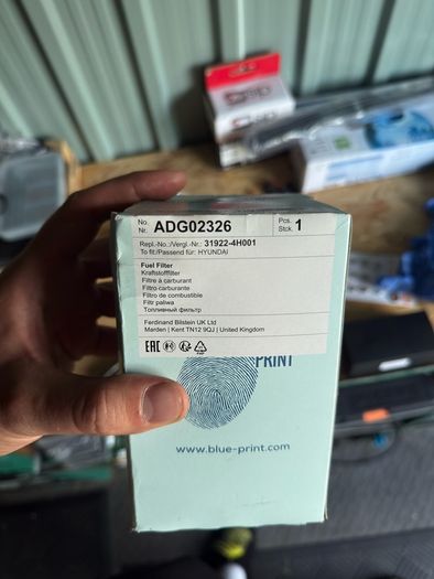 Brand New Blue Print Fuel Filter ADG02326 (Hyundai / Kia Diesel)