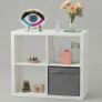 QUICK SALE (BARGAIN): IKEA White Cube Storage Shelves (Set of 2 Units) + Storage Bins | Excellent Condition - Collection D13 Image 3