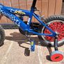 Kids Spiderman Bike 14 inch Wheels with Stabilisers Image 5