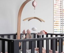 Wooden Music Baby Mobile
