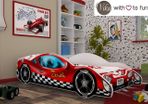Single kids Car Bed ZENITH-- FREE led lights FREE delivery mattress included