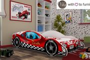 Single kids Car Bed ZENITH-- FREE led lights FREE delivery mattress included