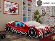 main image for ad Single kids Car Bed ZENITH-- FREE led lights FREE delivery mattress included