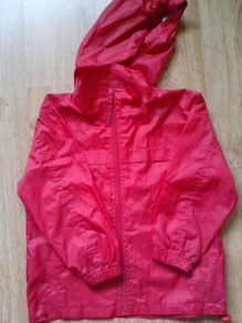 Red Raincoat. Age 4-5