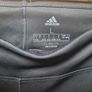 womens Adidas high waisted 3 quarter length leggings shorts Size Large 16-18 navy Image 4