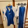 Kickboxing/Bushido uniform white/blue, 12-14 yrs approx. Image 2