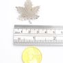 Maple Leaf Sterling Silver Brooch Image 7