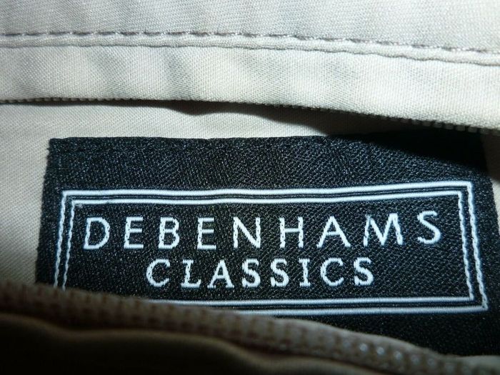 Coat Reversible Faux Suede Debenhams Mink Beige Size 12 / Medium. Mint Condition