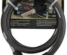 Dunlop Alarm Cable Lock 12x100cm - Bikes - Moped - Motorbikes