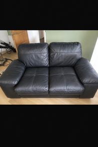 3 + 2 Seater Leather Sofa Couch Suite
