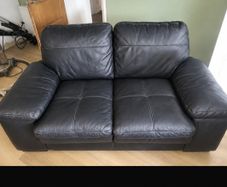 3 + 2 Seater Leather Sofa Couch Suite