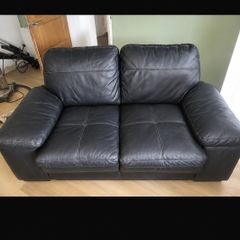 3 + 2 Seater Leather Sofa Couch Suite
