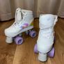 Kids Quad Roller Skates 100 - Lilac. size 13 Image 2